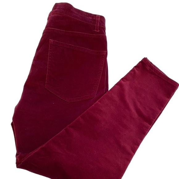 Express NWT High Waisted Skinny Velvet Pants - Picture 5 of 10